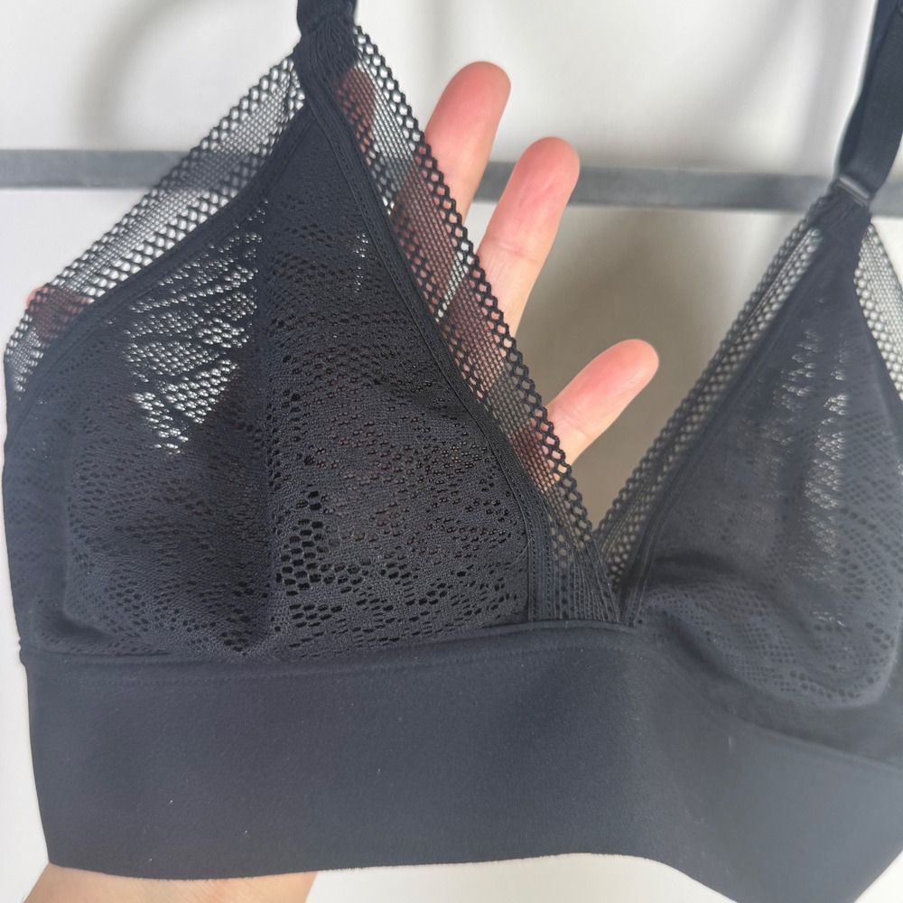 NWT Soma Bralette Lot of 2 Size Small Pink and Black Lace - Picture 6 of 10